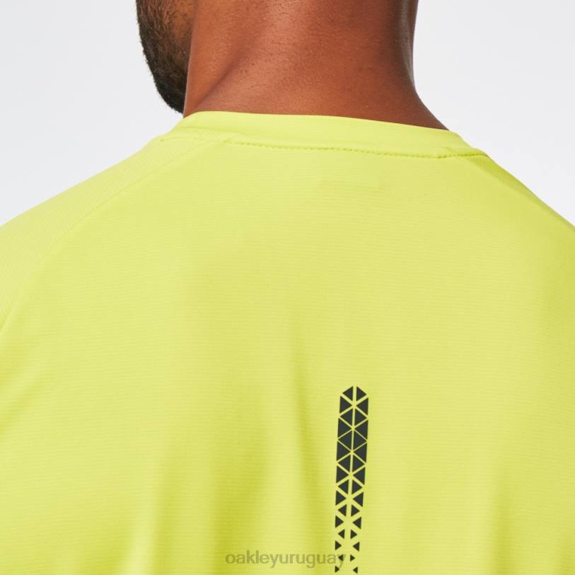 Oakley camiseta de rendimiento ss XT4H2495 ropa amarillo fluo