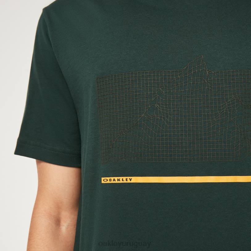 Oakley camiseta digi-montañas XT4H2555 ropa cazador verde