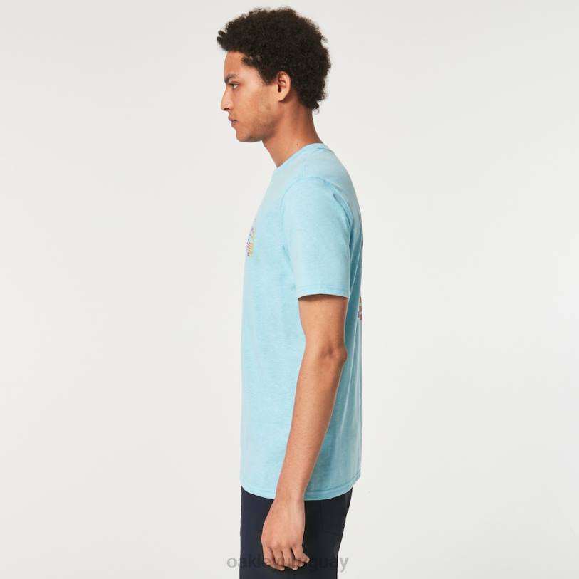 Oakley camiseta gradiente montaña b1b XT4H2382 ropa azul brillante