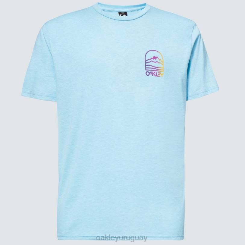 Oakley camiseta gradiente montaña b1b XT4H2382 ropa azul brillante