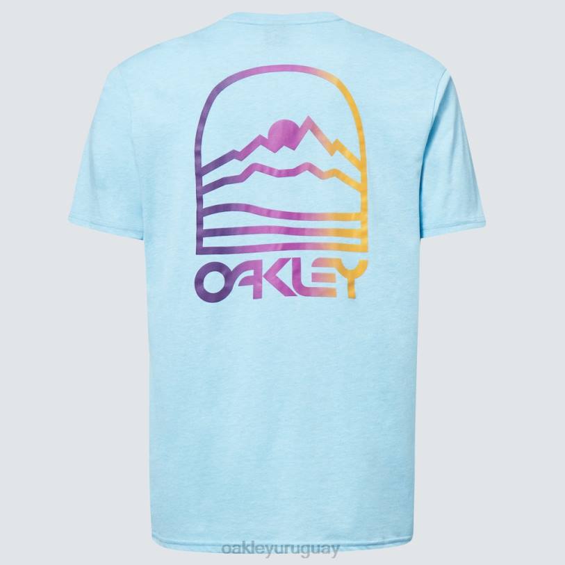 Oakley camiseta gradiente montaña b1b XT4H2382 ropa azul brillante