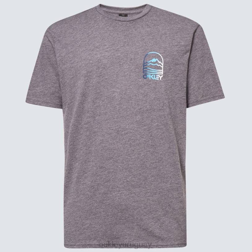 Oakley camiseta gradiente montaña b1b XT4H2383 ropa nuevo gris atlético