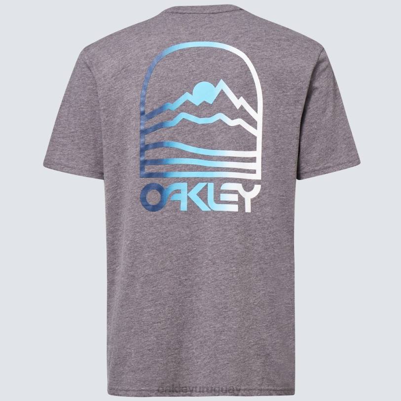 Oakley camiseta gradiente montaña b1b XT4H2383 ropa nuevo gris atlético