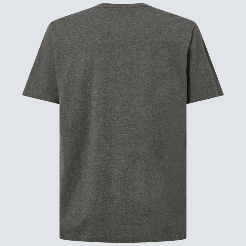 Oakley camiseta henley relajada XT4H2203 ropa nuevo gris atlético
