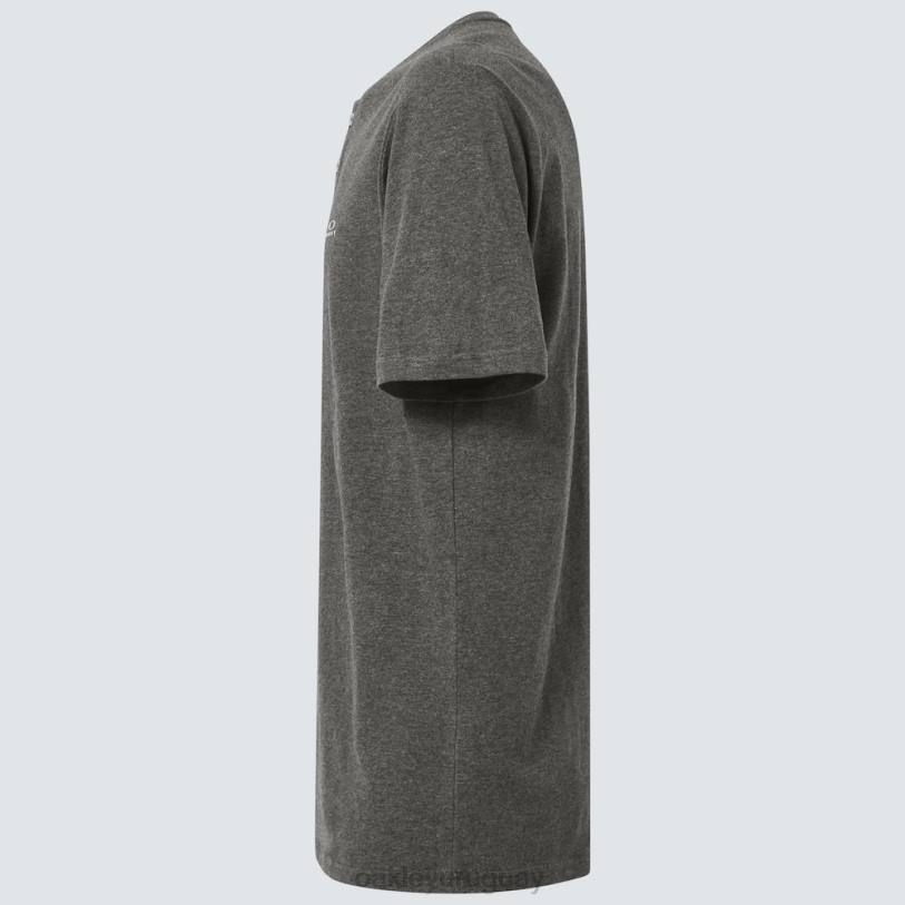 Oakley camiseta henley relajada XT4H2203 ropa nuevo gris atlético