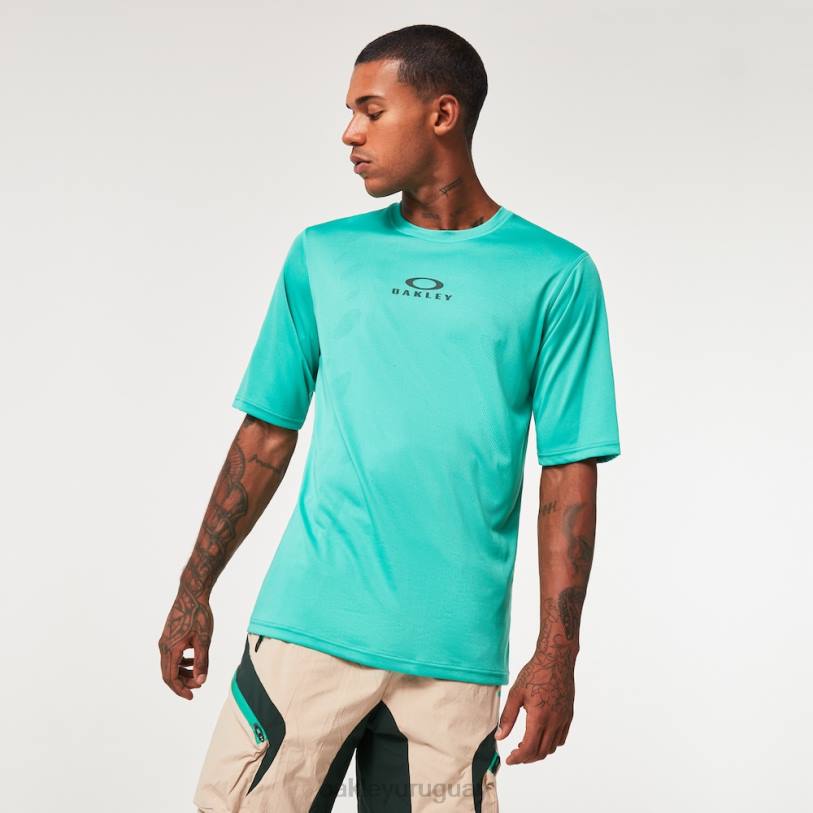 Oakley camiseta latitude rc ss XT4H2158 ropa Menta verde