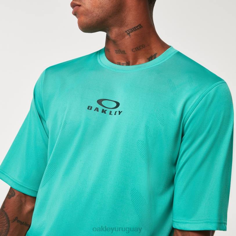 Oakley camiseta latitude rc ss XT4H2158 ropa Menta verde