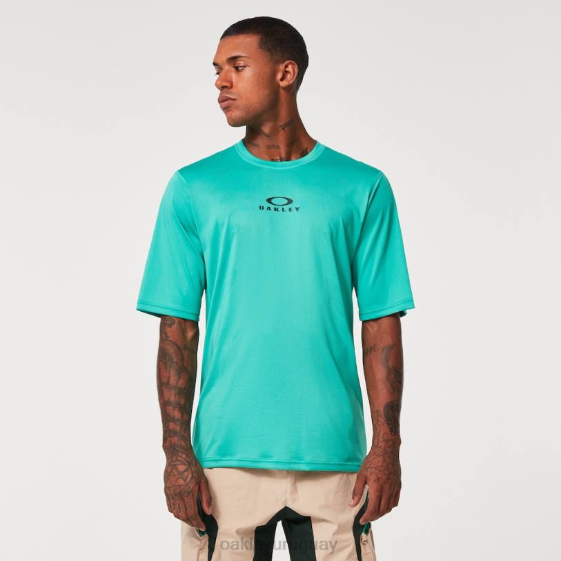 Oakley camiseta latitude rc ss XT4H2158 ropa Menta verde