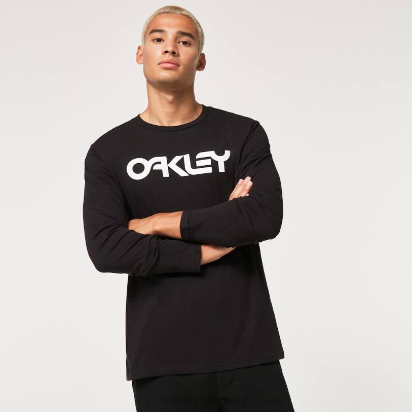 Oakley camiseta mark ii l/s 2.0 XT4H2584 ropa blanco negro