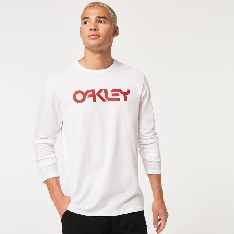 Oakley camiseta mark ii l/s 2.0 XT4H2585 ropa blanco