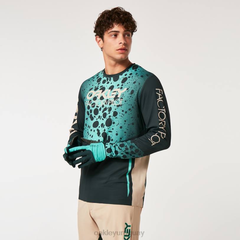 Oakley camiseta maven rc ls XT4H2612 ropa rana verde