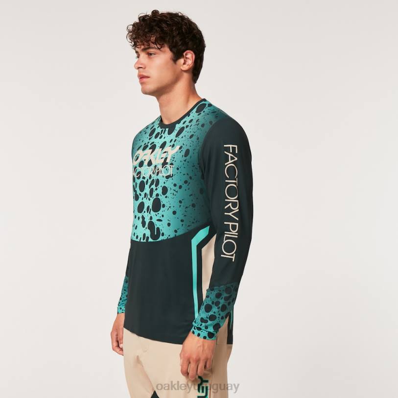 Oakley camiseta maven rc ls XT4H2612 ropa rana verde