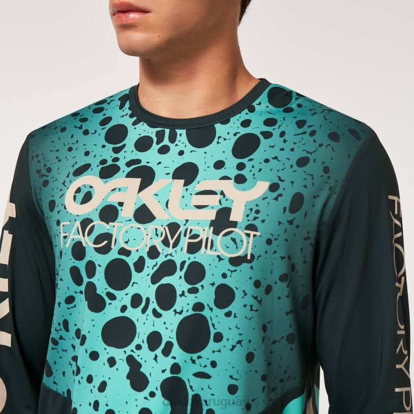 Oakley camiseta maven rc ls XT4H2612 ropa rana verde