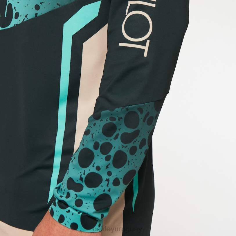 Oakley camiseta maven rc ls XT4H2612 ropa rana verde