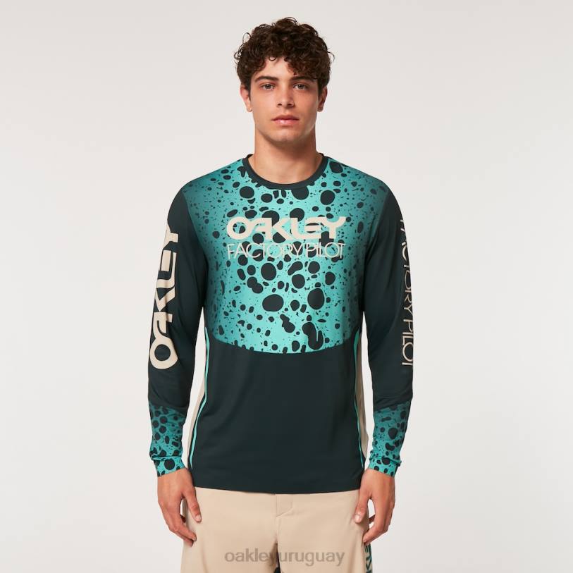 Oakley camiseta maven rc ls XT4H2612 ropa rana verde