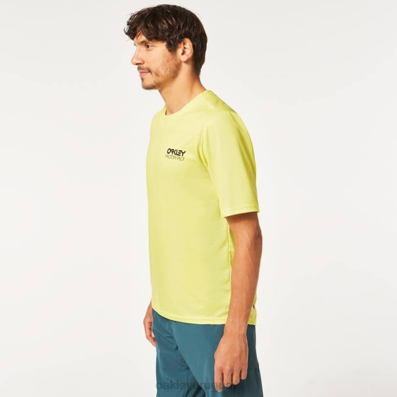 Oakley camiseta mtb piloto lite de fábrica XT4H2530 ropa amarillo fluo