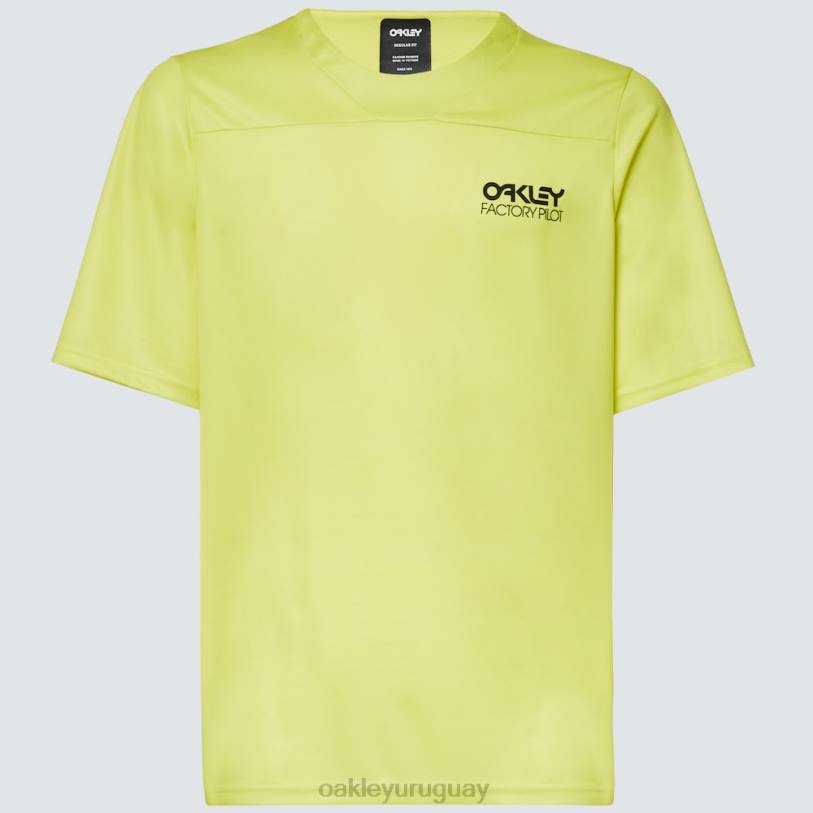 Oakley camiseta mtb piloto lite de fábrica XT4H2530 ropa amarillo fluo