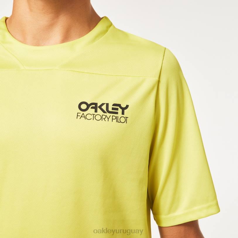 Oakley camiseta mtb piloto lite de fábrica XT4H2530 ropa amarillo fluo