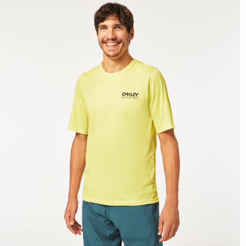 Oakley camiseta mtb piloto lite de fábrica XT4H2530 ropa amarillo fluo
