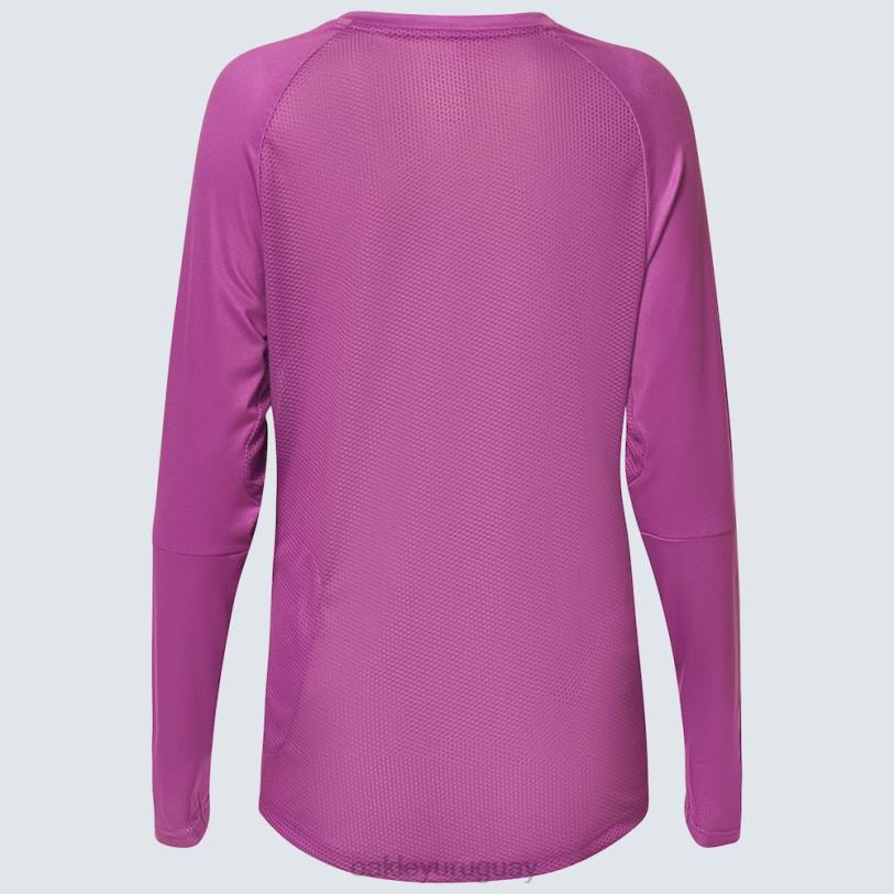 Oakley camiseta mujer factory pilot ls XT4H2638 ropa ultra morado