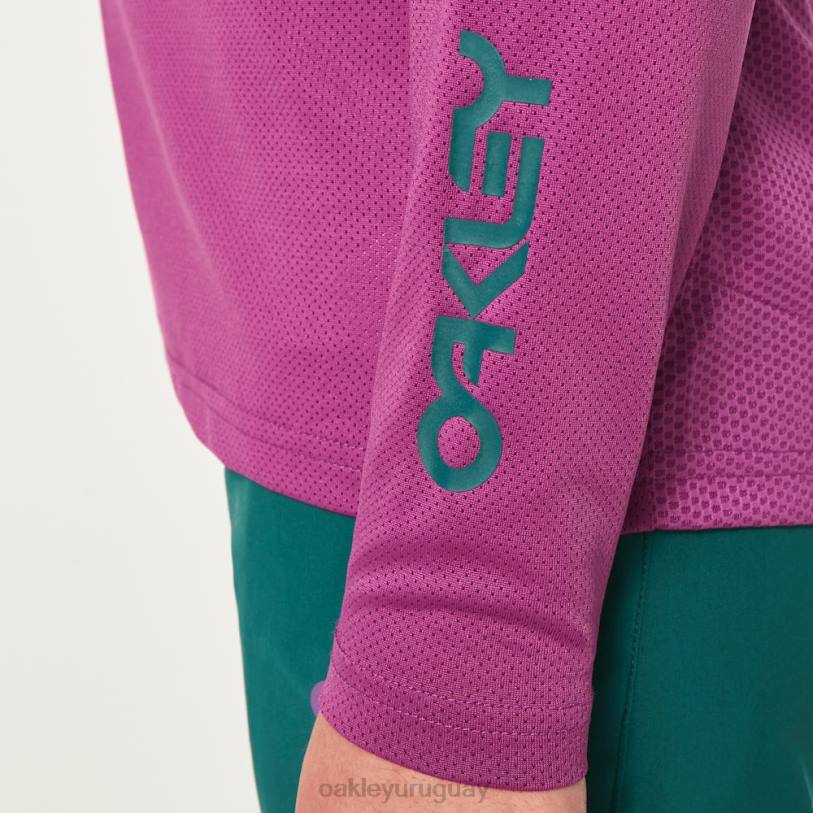 Oakley camiseta mujer factory pilot ls XT4H2638 ropa ultra morado