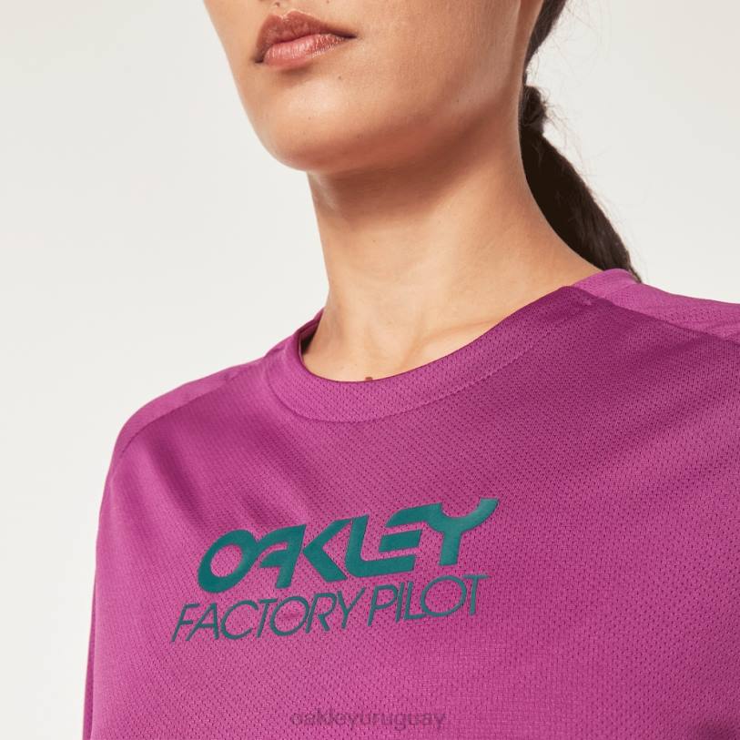 Oakley camiseta mujer factory pilot ls XT4H2638 ropa ultra morado