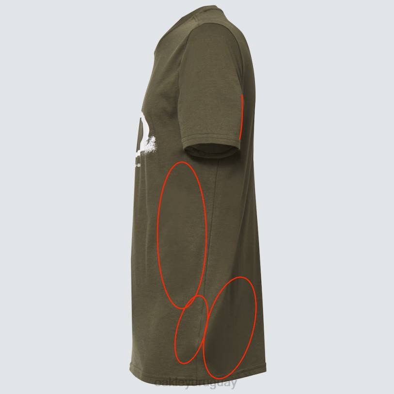 Oakley camiseta nebulosa elipse XT4H2353 ropa nuevo pincel oscuro