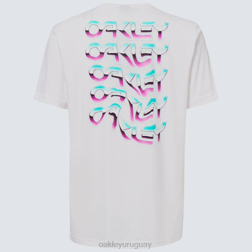 Oakley camiseta onda retorcida b1b rc XT4H2569 ropa blanco