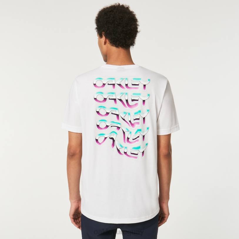 Oakley camiseta onda retorcida b1b rc XT4H2569 ropa blanco