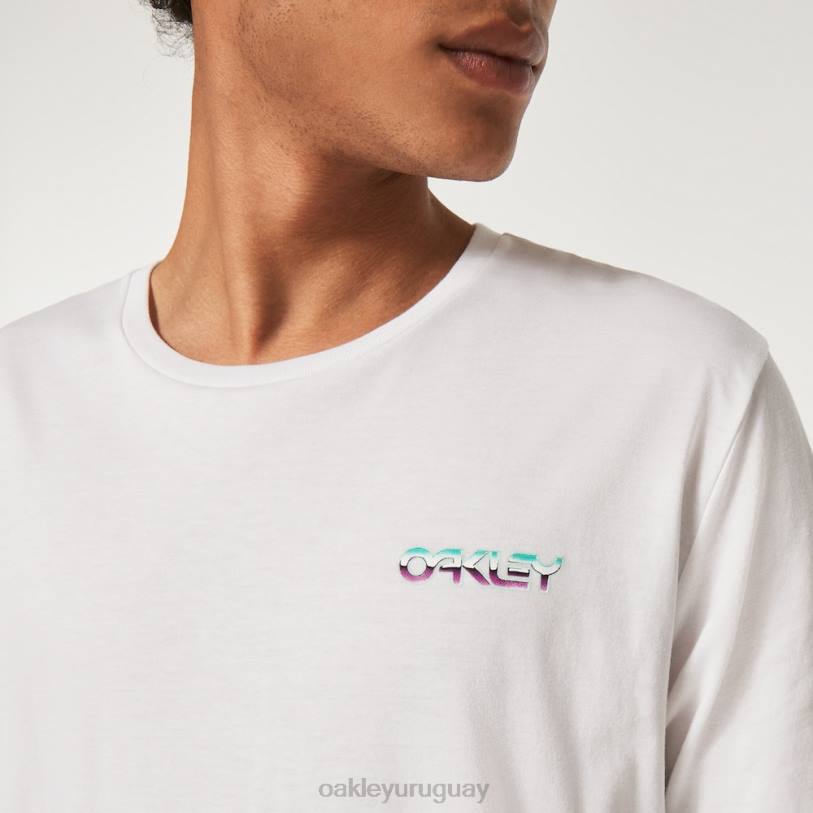 Oakley camiseta onda retorcida b1b rc XT4H2569 ropa blanco
