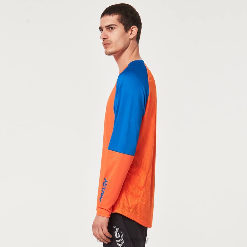 Oakley camiseta piloto de fábrica mtb ls XT4H2531 ropa ibis escarlata