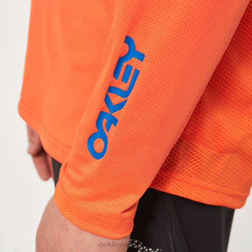 Oakley camiseta piloto de fábrica mtb ls XT4H2531 ropa ibis escarlata