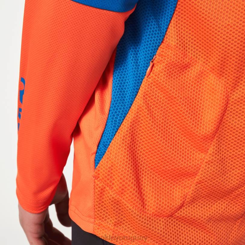 Oakley camiseta piloto de fábrica mtb ls XT4H2531 ropa ibis escarlata