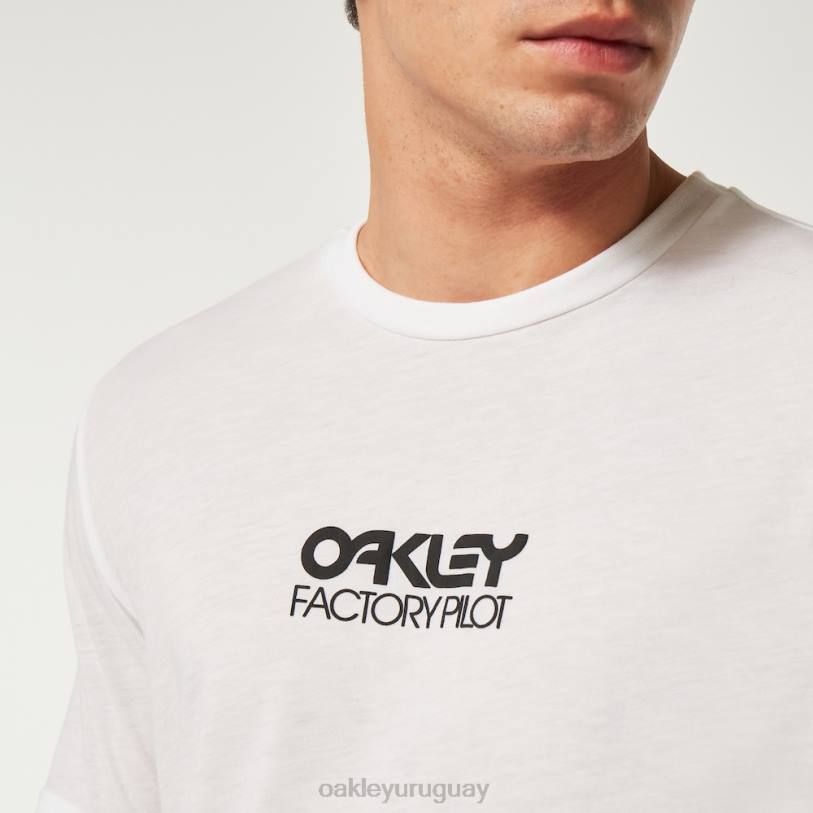 Oakley camiseta piloto de fábrica ss XT4H2238 ropa blanco