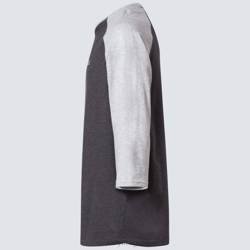 Oakley camiseta raglán relax 3/4 XT4H2470 ropa doble gris brezo