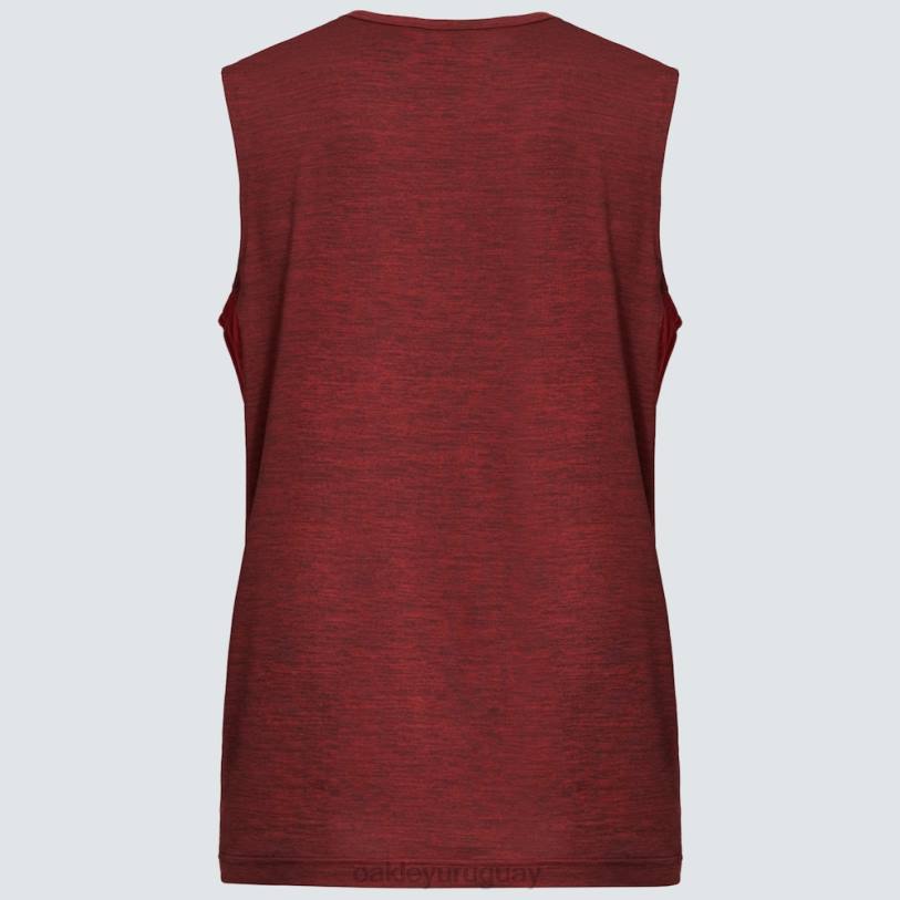 Oakley camiseta sin mangas o fit rc XT4H2127 ropa brezo rojo hierro