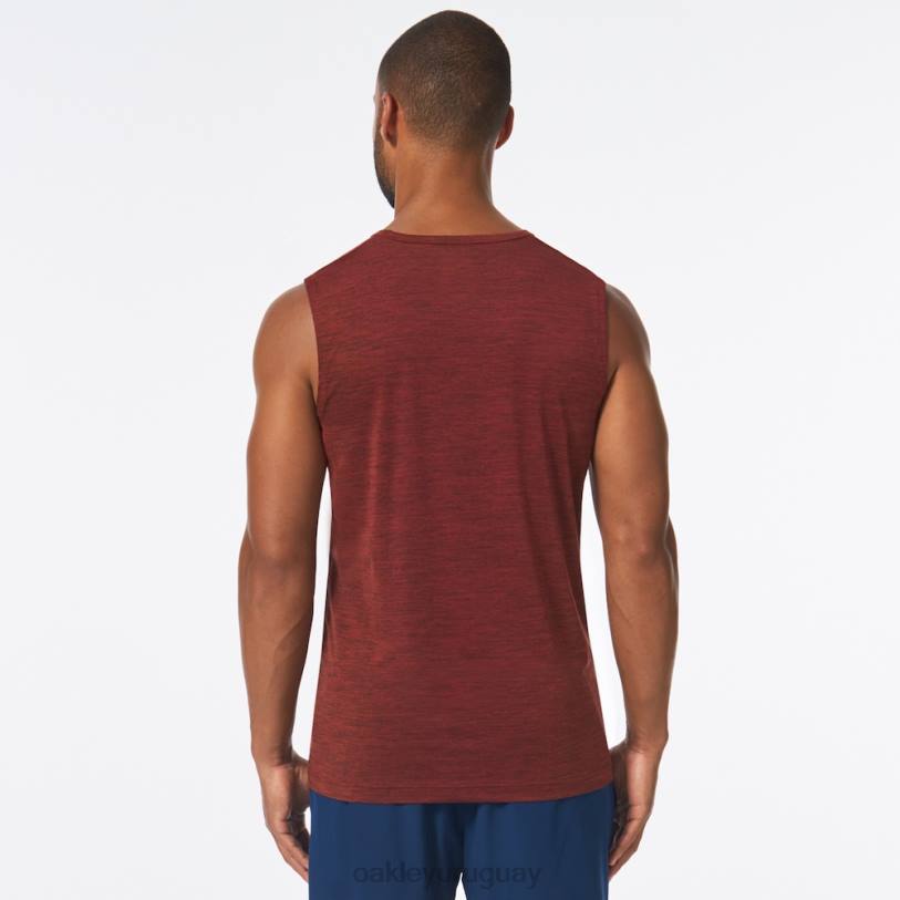 Oakley camiseta sin mangas o fit rc XT4H2127 ropa brezo rojo hierro