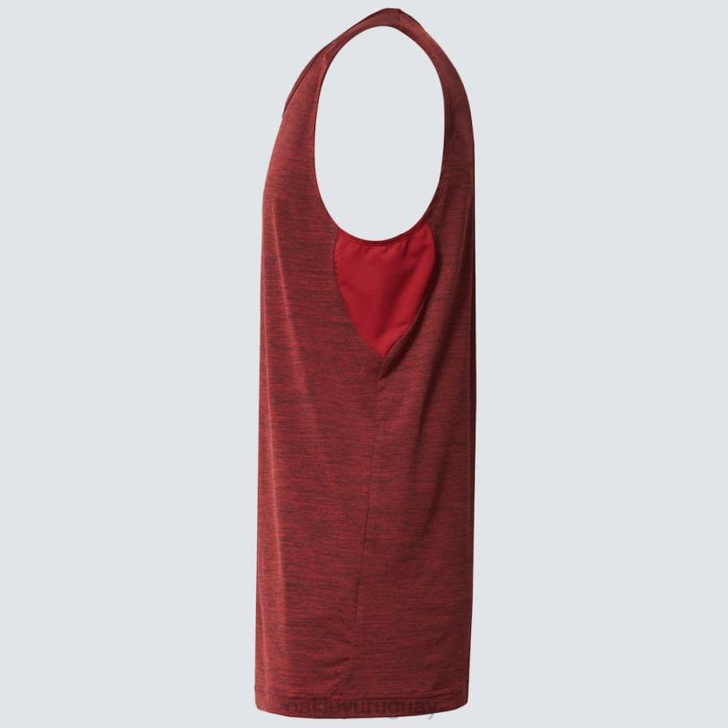 Oakley camiseta sin mangas o fit rc XT4H2127 ropa brezo rojo hierro