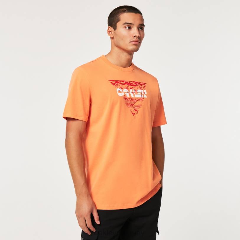 Oakley camiseta tiki XT4H2215 ropa naranja suave