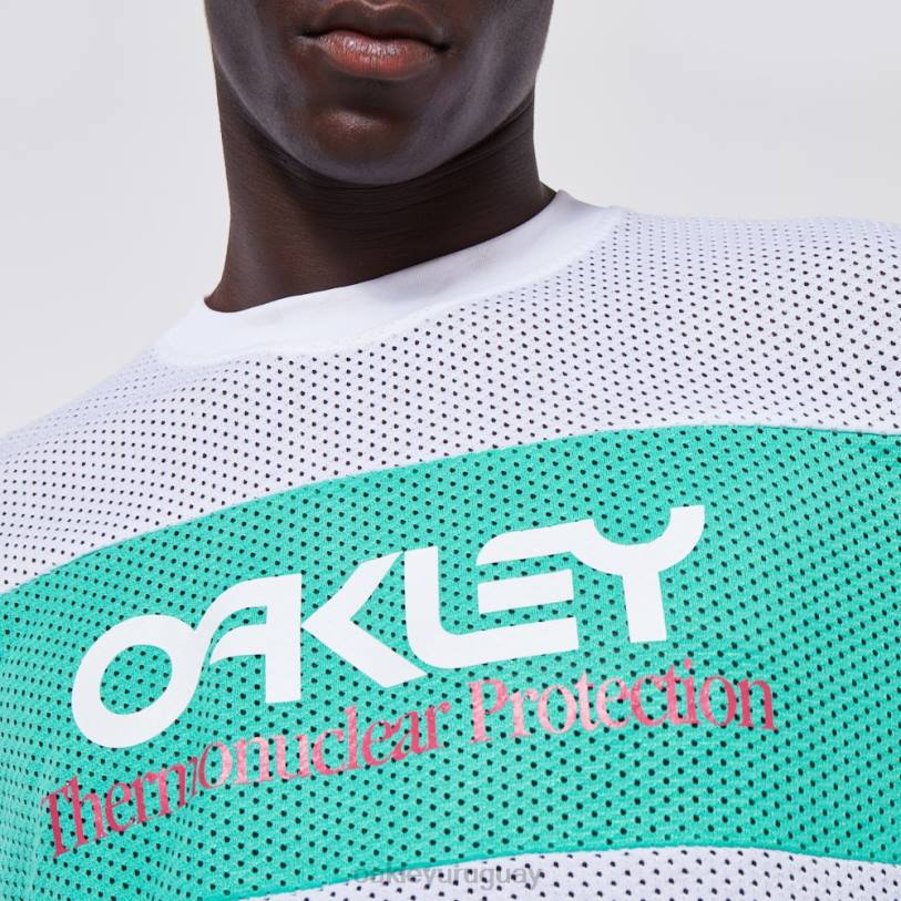 Oakley camiseta tnp fiery stripe ls XT4H2419 ropa blanco