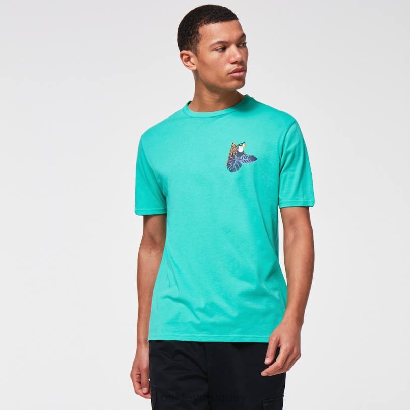 Oakley camiseta tropical tucán XT4H2437 ropa Menta verde
