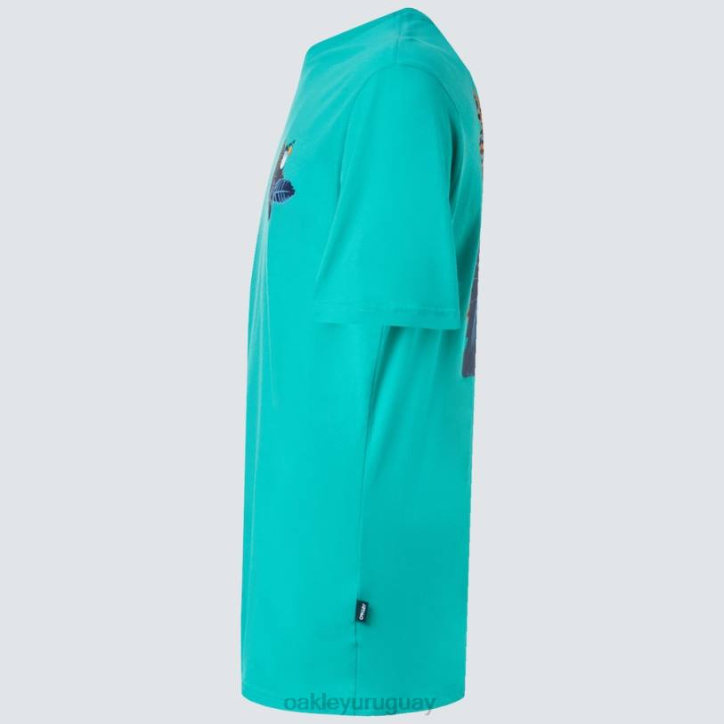 Oakley camiseta tropical tucán XT4H2437 ropa Menta verde