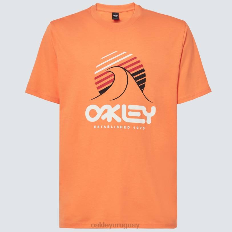 Oakley camiseta una ola b1b XT4H2138 ropa naranja suave