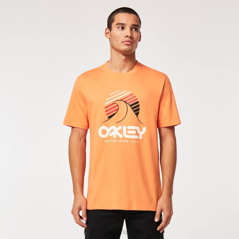 Oakley camiseta una ola b1b XT4H2138 ropa naranja suave