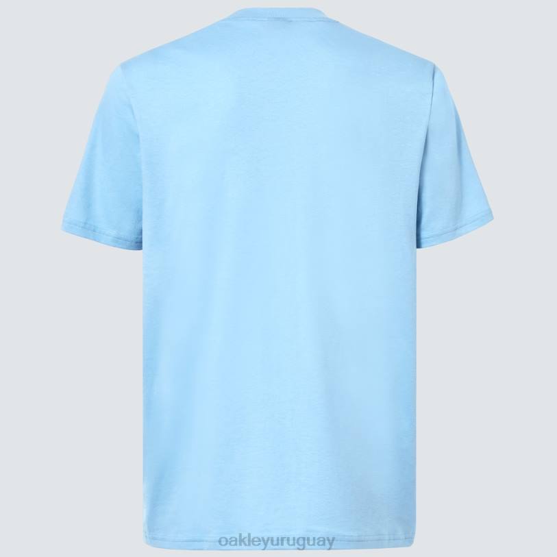 Oakley camiseta una ola b1b XT4H2139 ropa azul lavado a la piedra