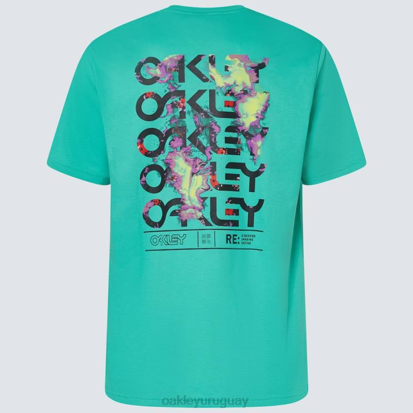 Oakley camiseta wynwood corteza rc XT4H2107 ropa Menta verde