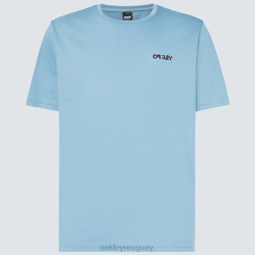 Oakley camiseta wynwood corteza rc XT4H2108 ropa azul lavado a la piedra