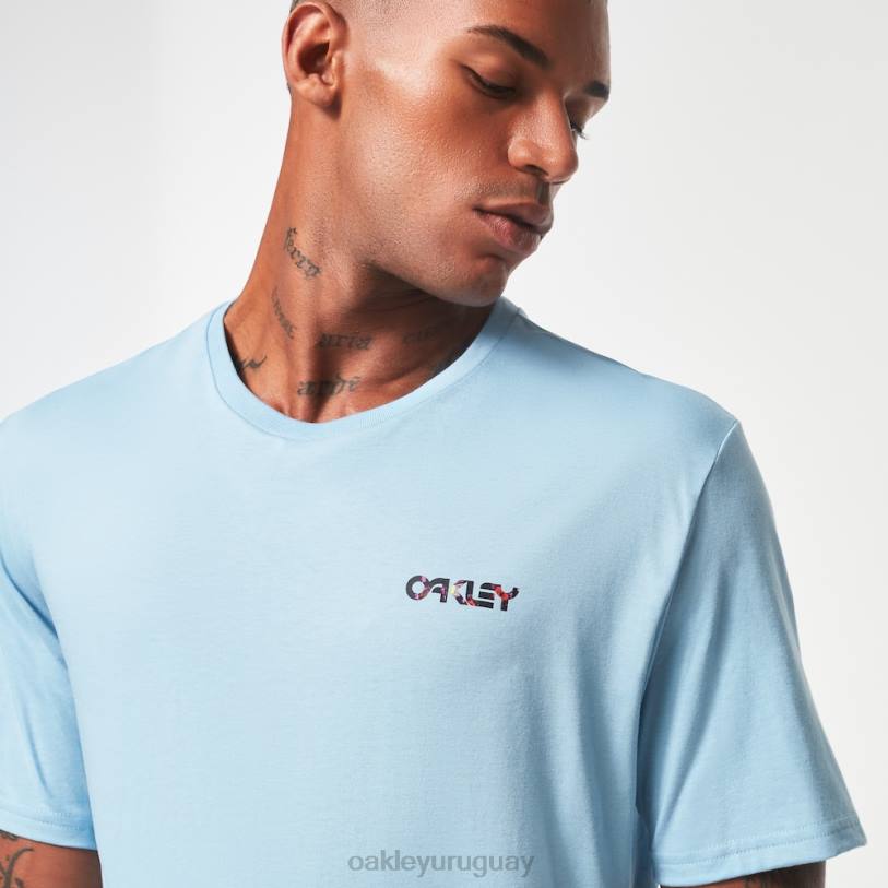 Oakley camiseta wynwood corteza rc XT4H2108 ropa azul lavado a la piedra