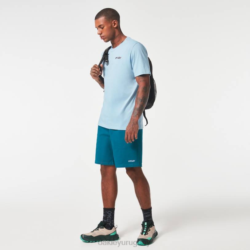 Oakley camiseta wynwood corteza rc XT4H2108 ropa azul lavado a la piedra