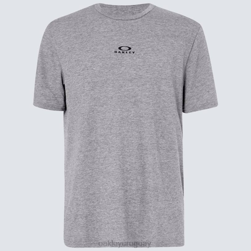 Oakley corteza nueva manga corta XT4H2112 ropa gris jaspeado atlético